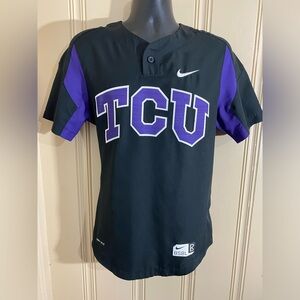 Authentic Nike TCU Baseball Jersey Size Small